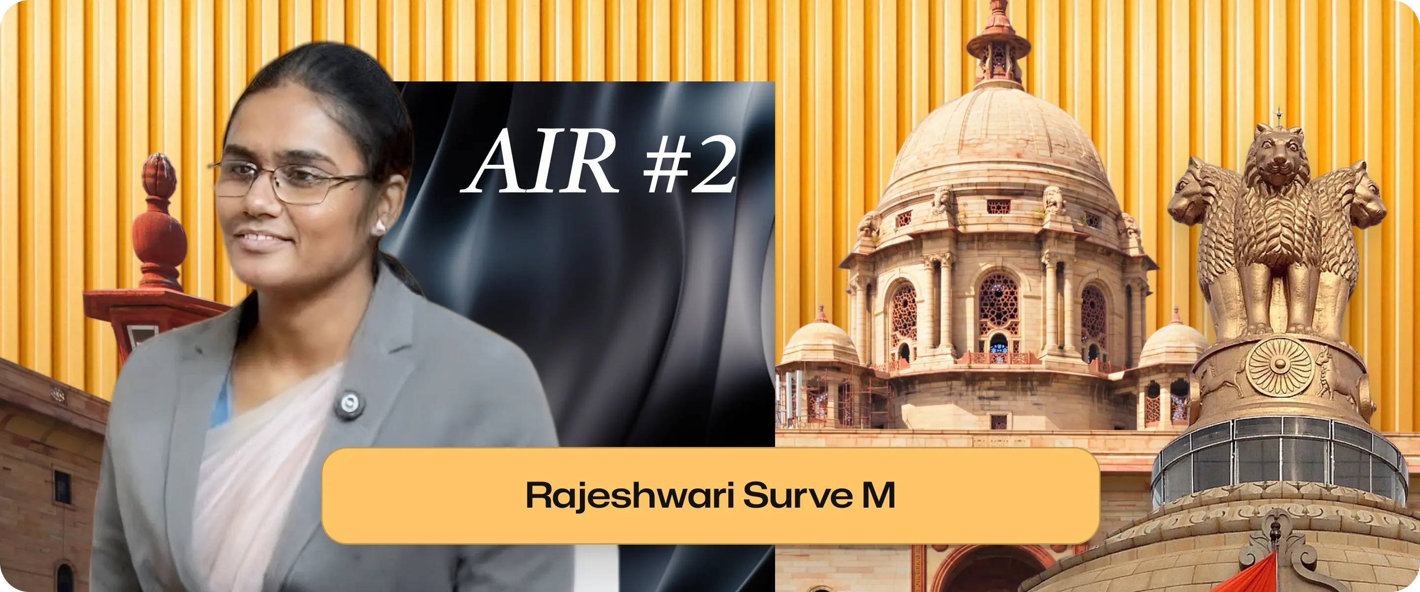 Rajeshwari Suve M All India Rank 2 2025