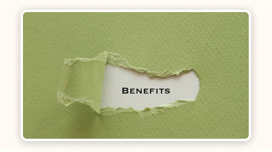 The word “Benefits”&nbsp;