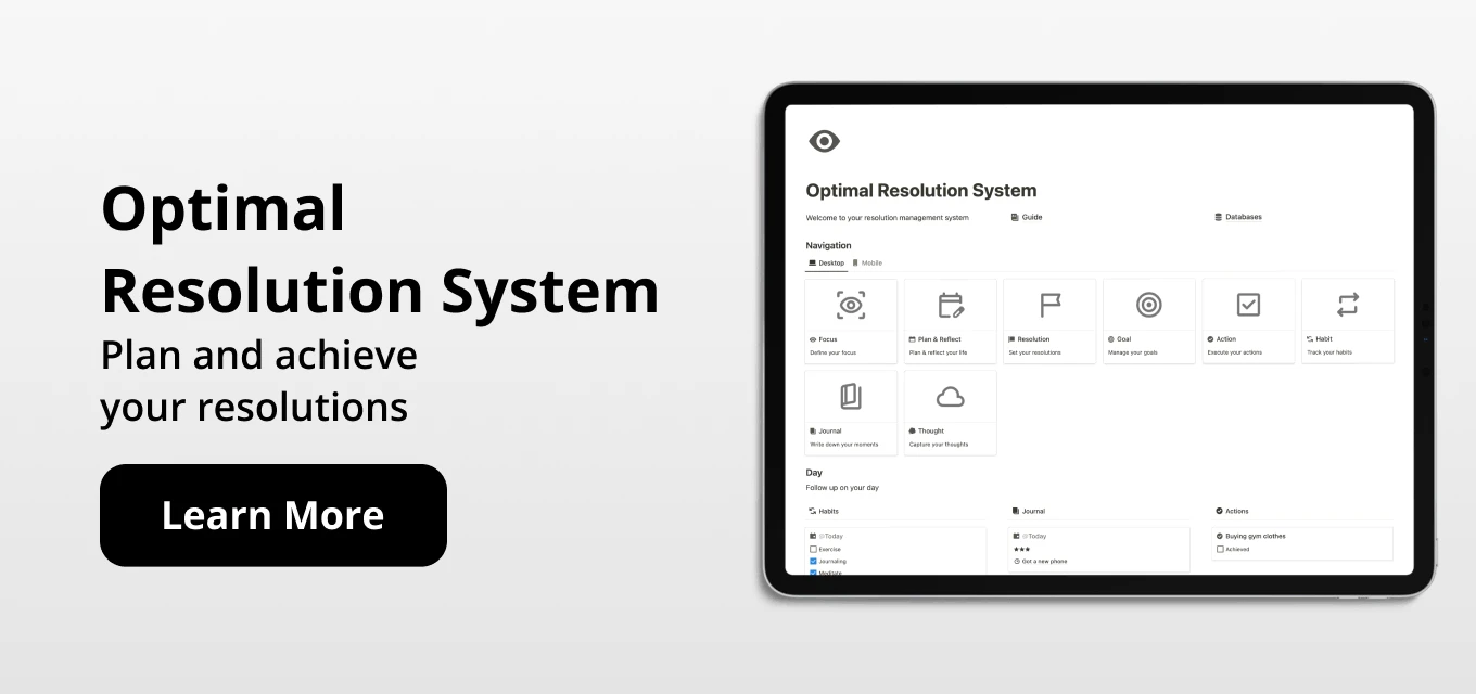 Notion Optimal Resolution System