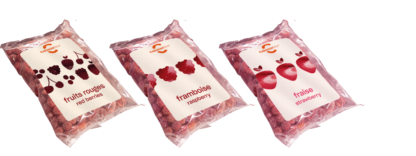 Fruits IQF Caramanfruit - Surgélation individuelle