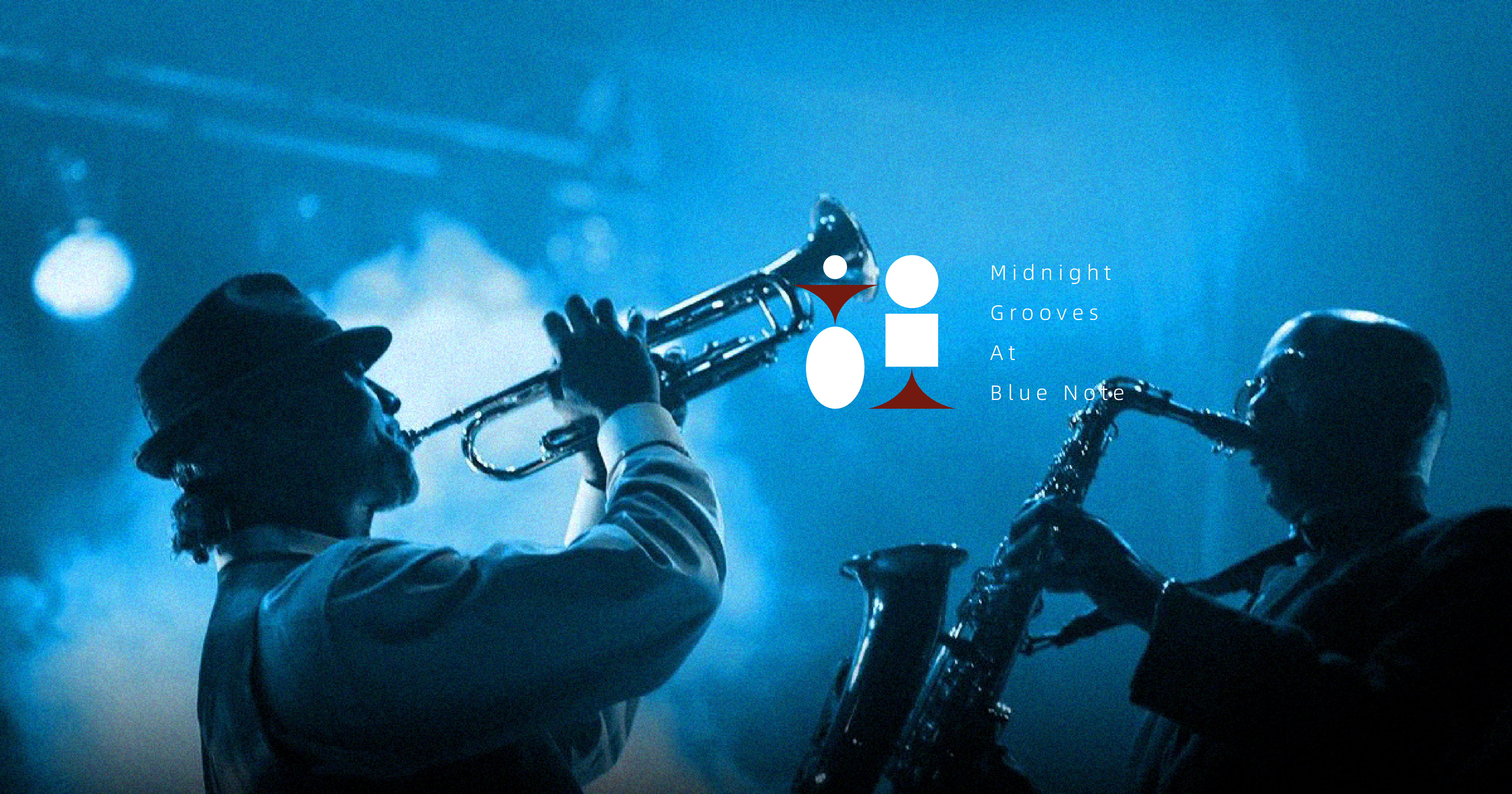 Abstract dark blue and brown waves