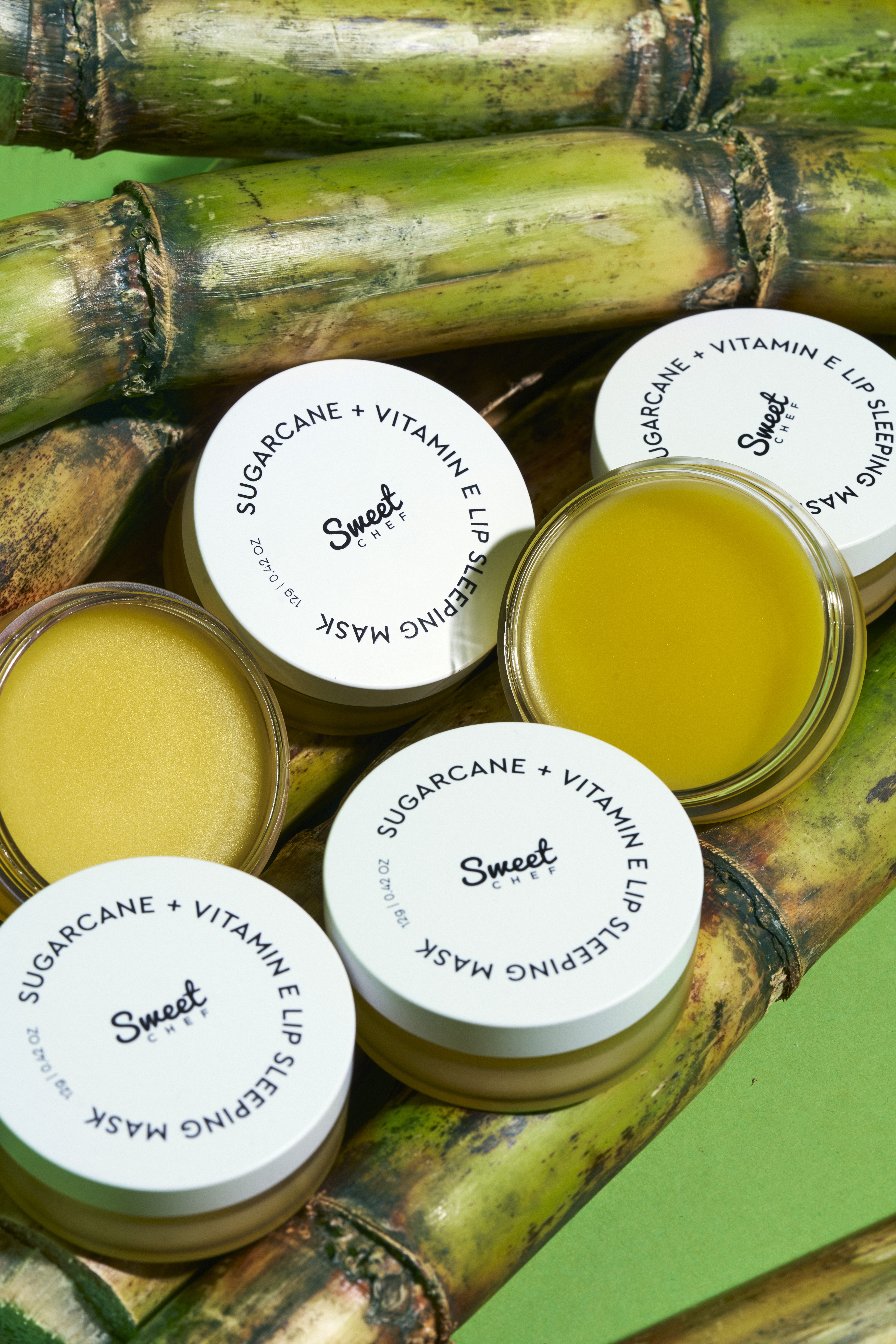 Packaging for Sweet Chef's Sugarcane + Vitmain C Lip Mask