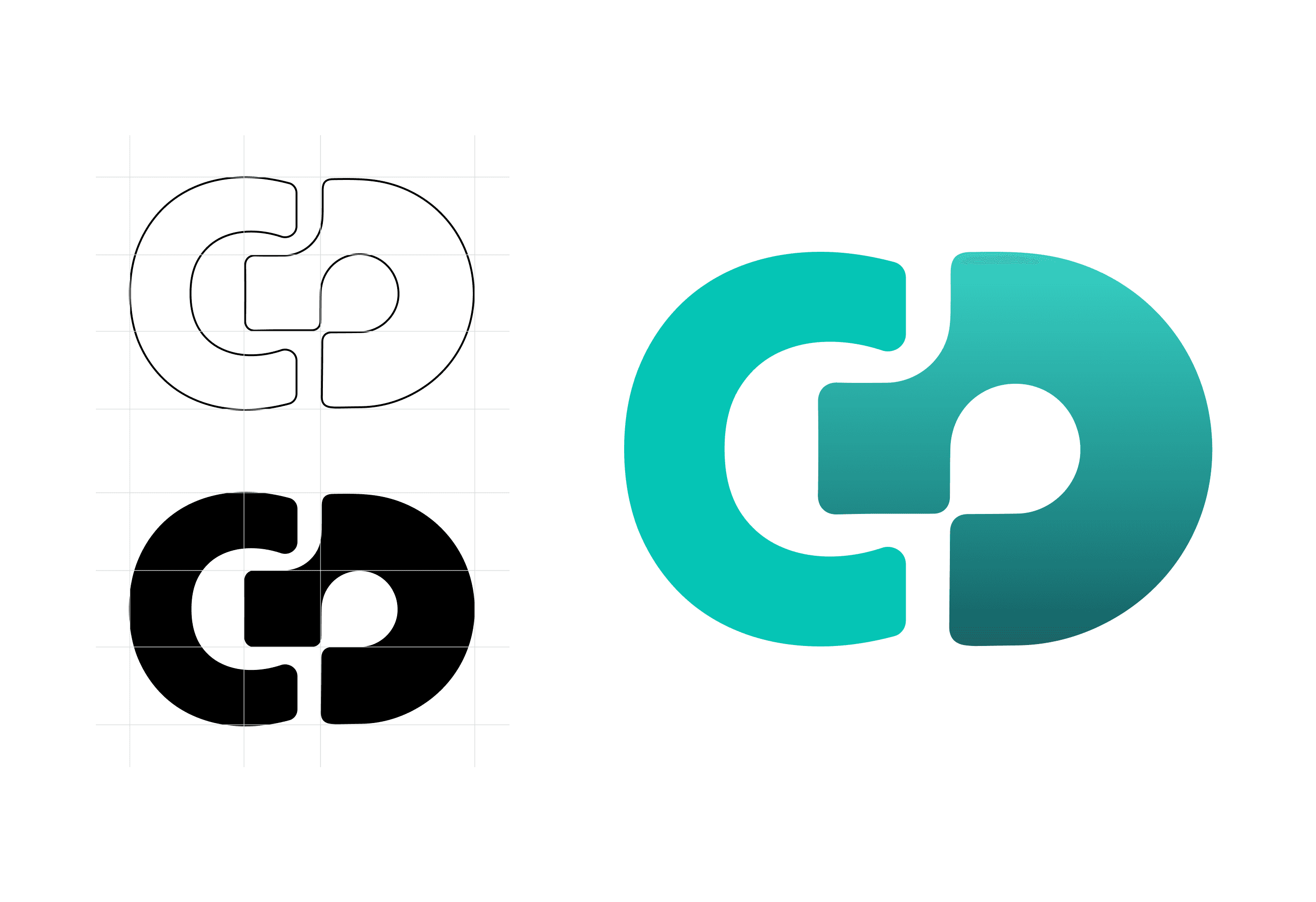 Man with orange hair in profile against blue background.