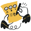 support and maintenance _ survey, emoticon, emoji, hand, gesture, write, feedback, comment 1