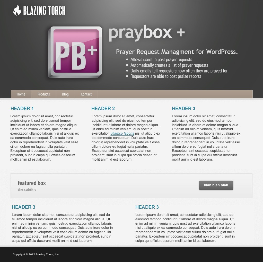 Blazing Torch: PrayerBox