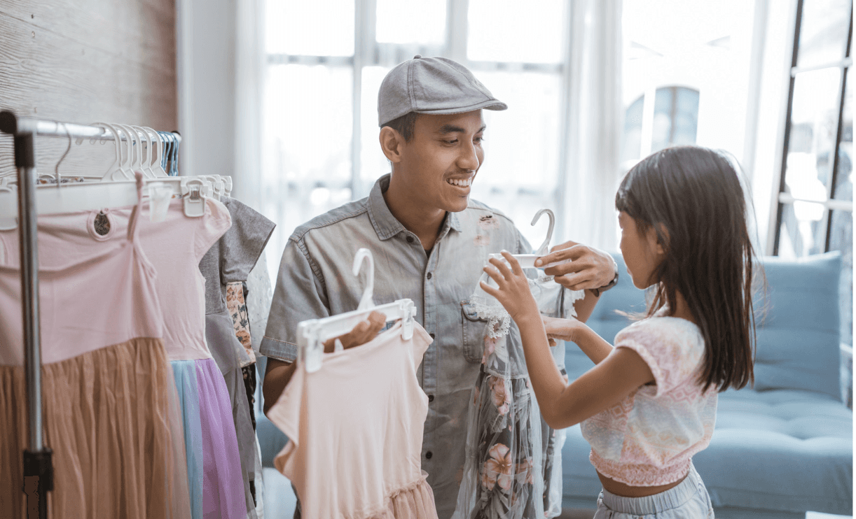 team workspace with people working