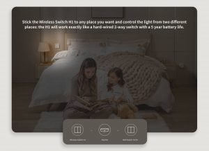 Aqara Wireless Remote Switch H1 - 2-way switch