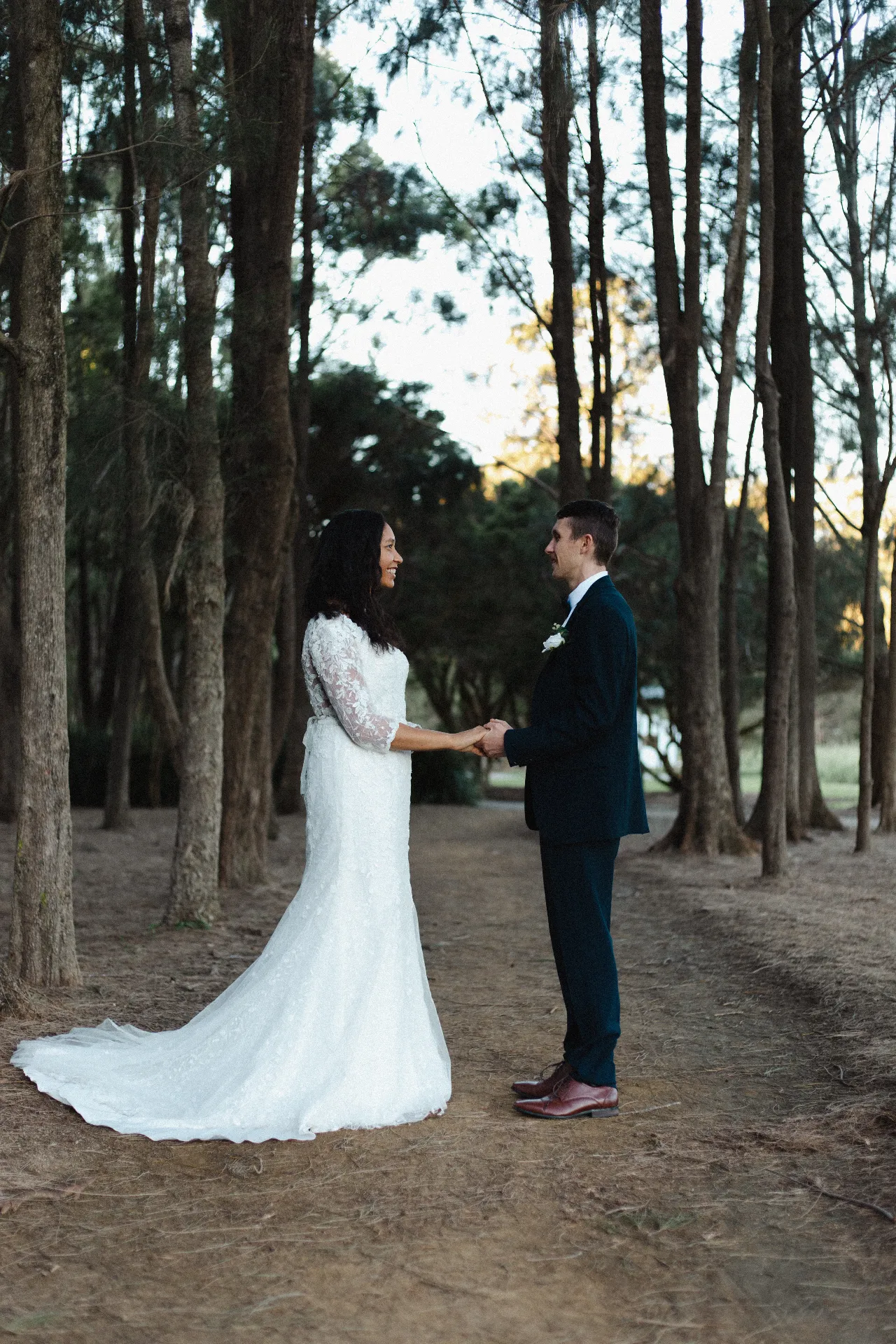 woman in white wedding dress