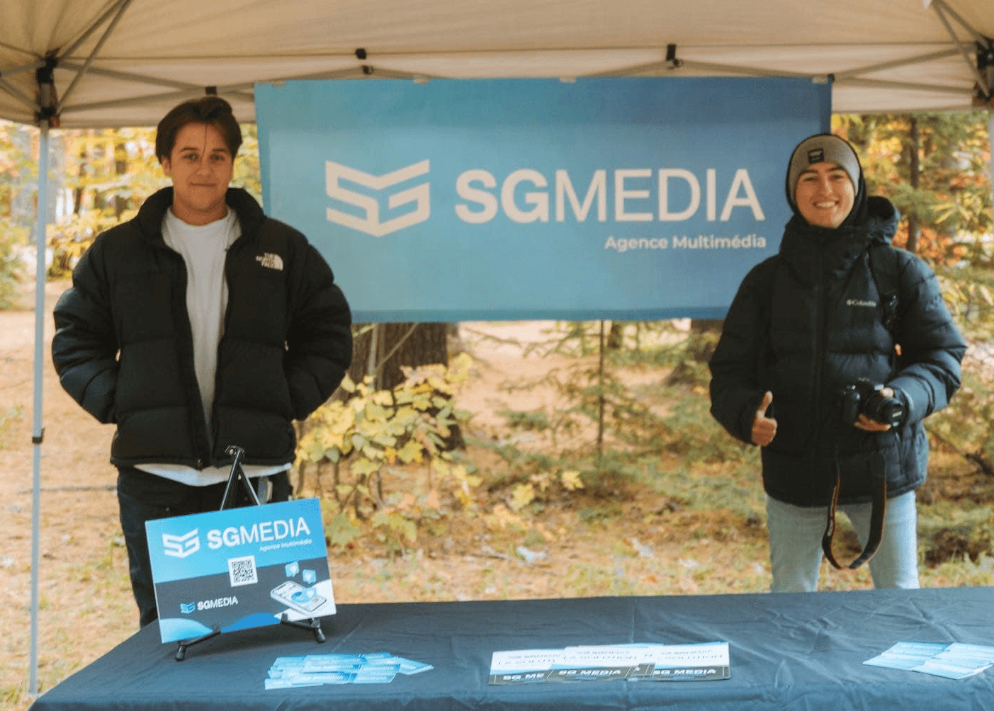 Remi Beauchamp (RIDGE) et Samuel Gosselin (SGMEDIA)