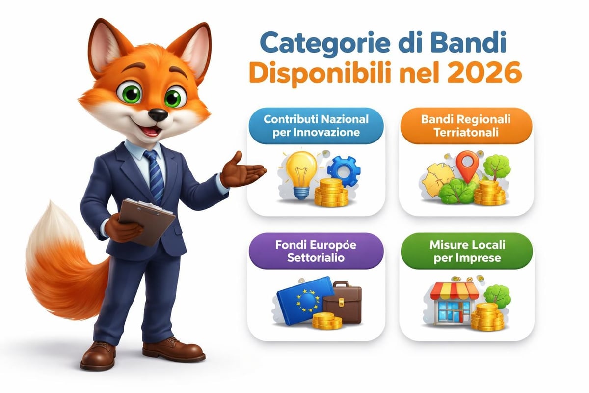 Tipologie bandi fondo perduto