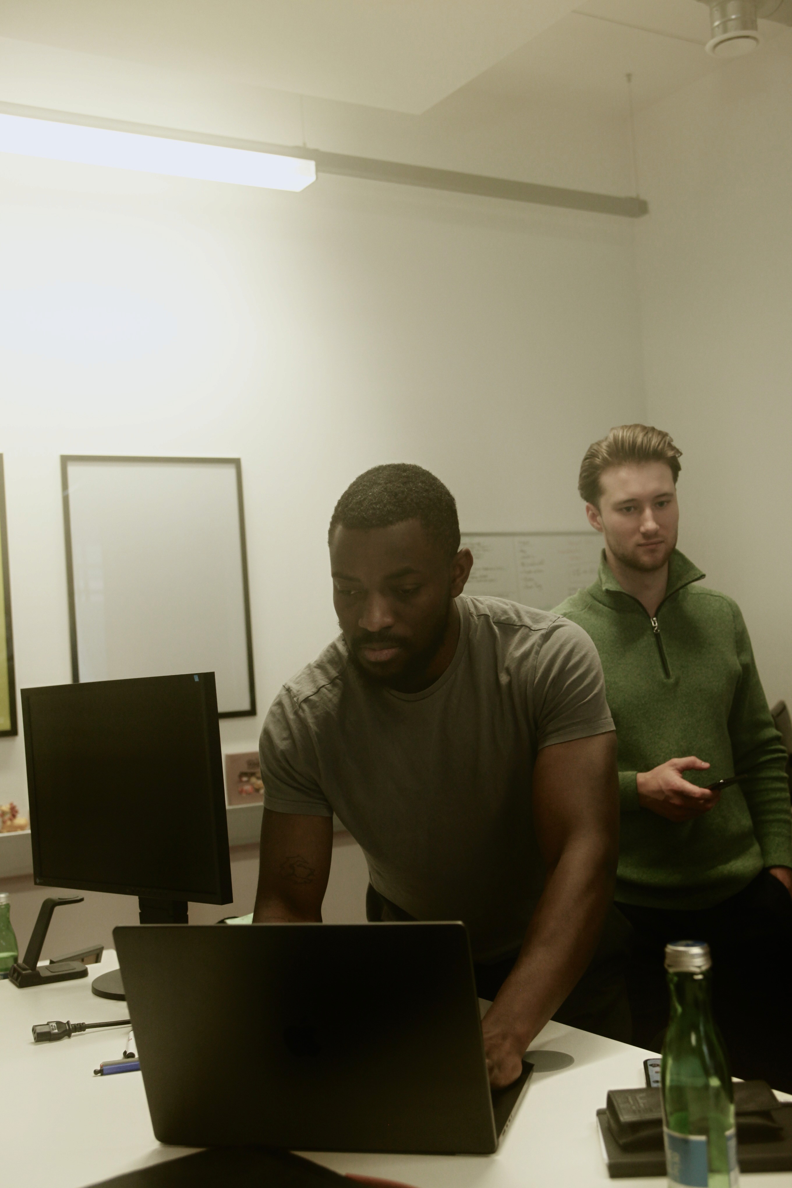 Mukassa Fozing and Alexander Werth