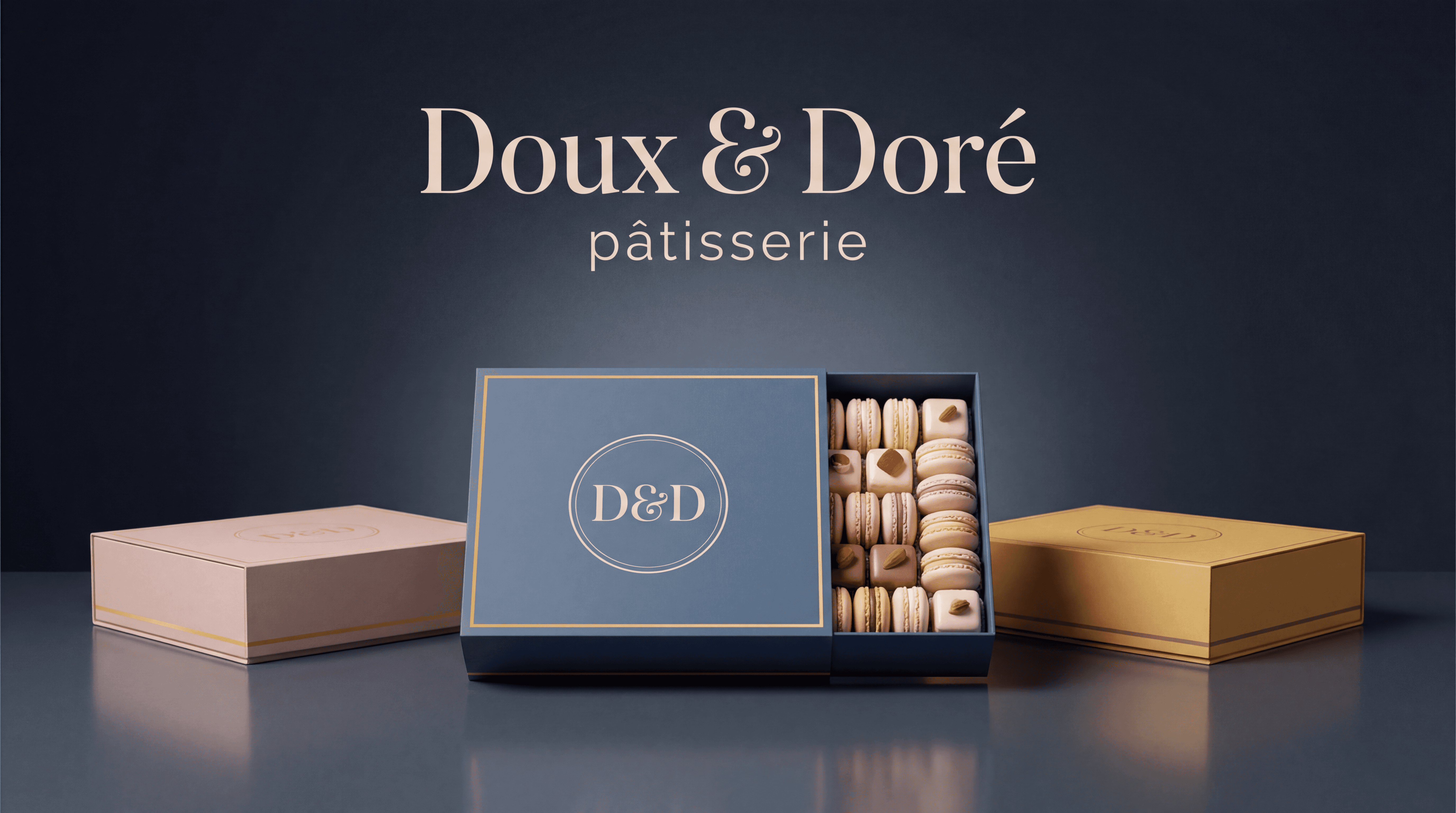 Doux & Dore boxes with sweets