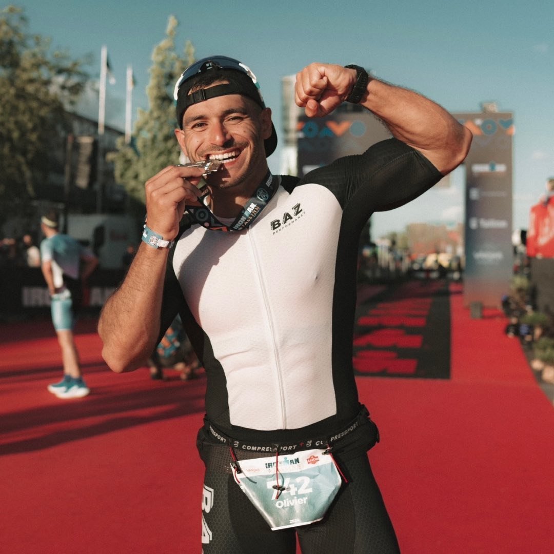 a man smiling for the camera