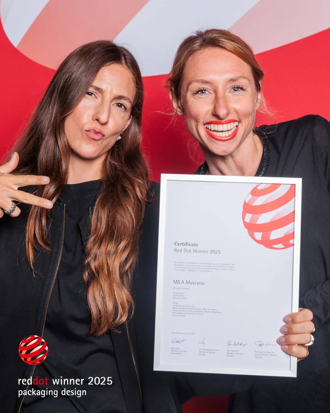 Marta Szymkowiak an Monika Piątkowska Red Dot Design Mila Muszyna Photo