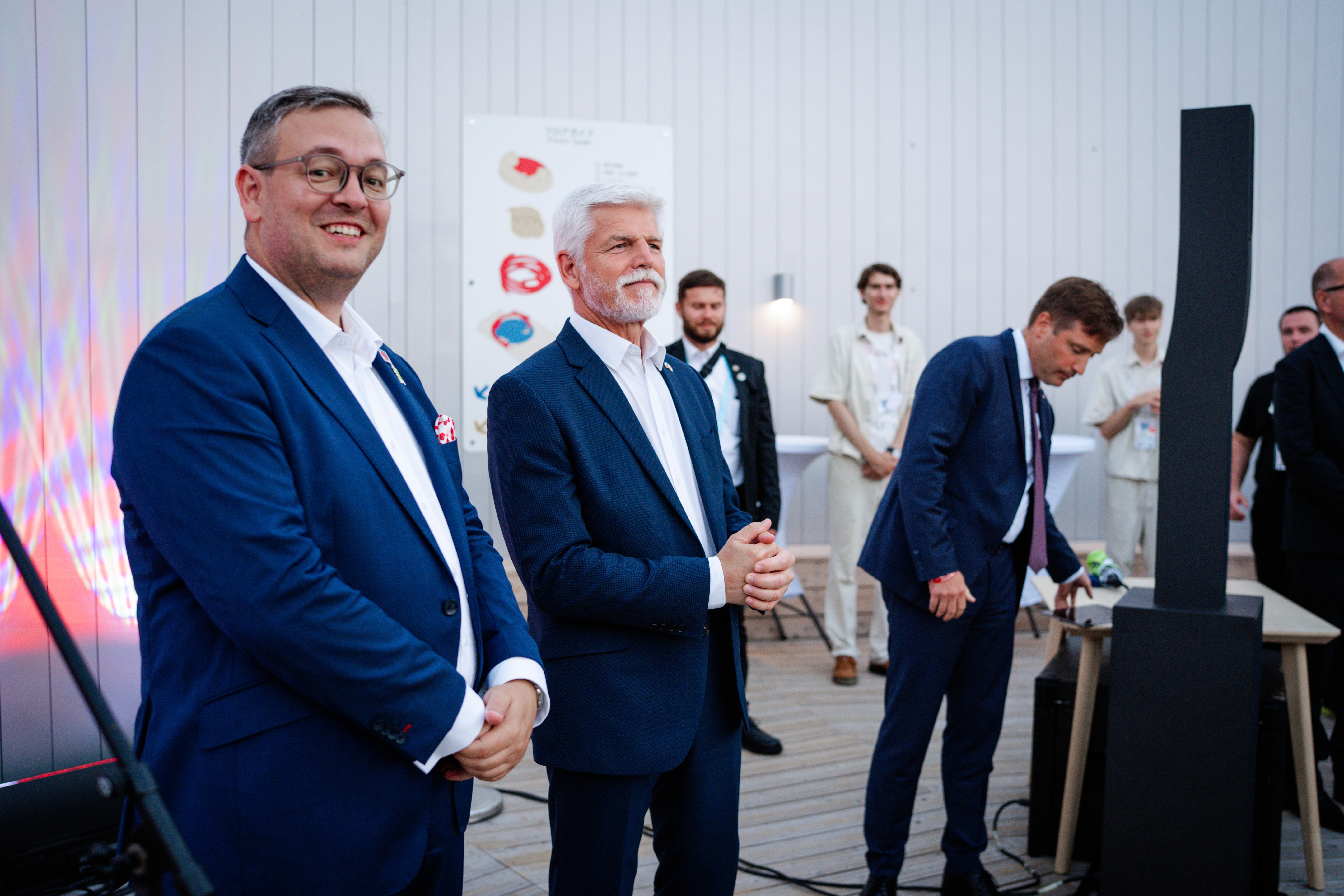 Commisioner general Ondrej Soska and President Petr Pavel