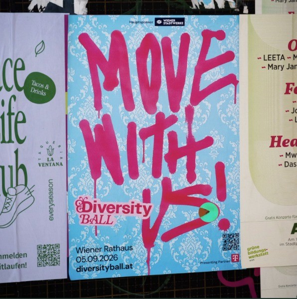 Diversity Ball — Move With Us poster