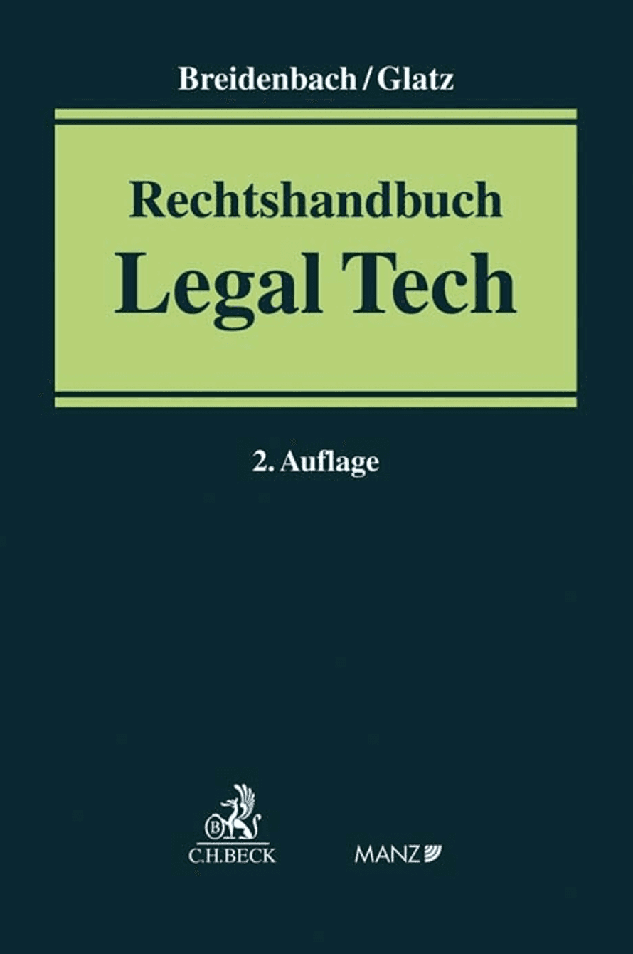 Ein Bild von Rechtshandbuch Legal Tech