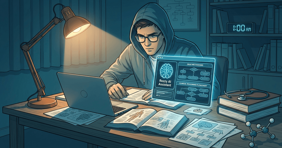 Cover: How Rezzy AI Tutoring Works: Real-Time Doubt Solving for NEET PG, INICET and USMLE Prep (2026)