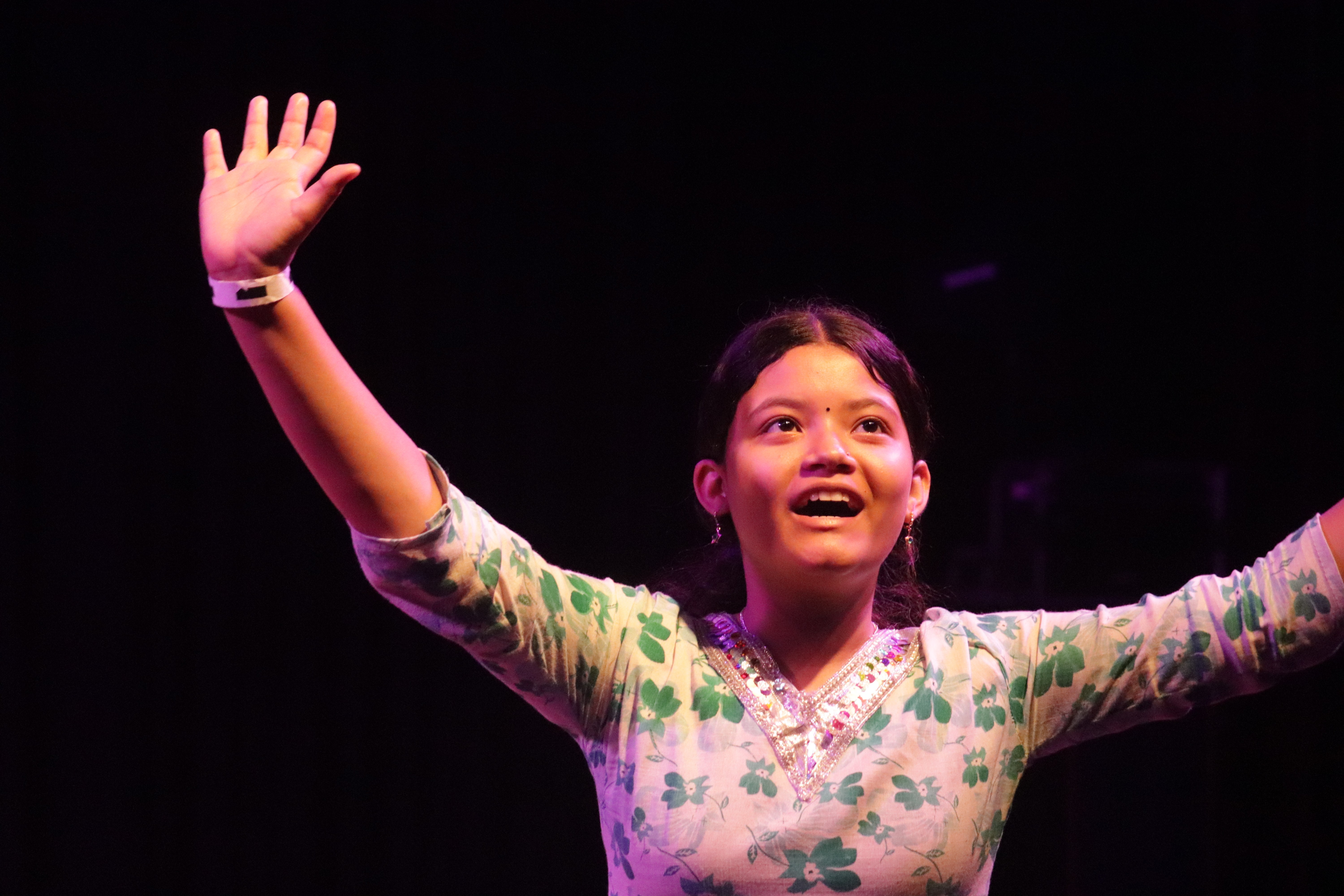 Image of a child imagining the future