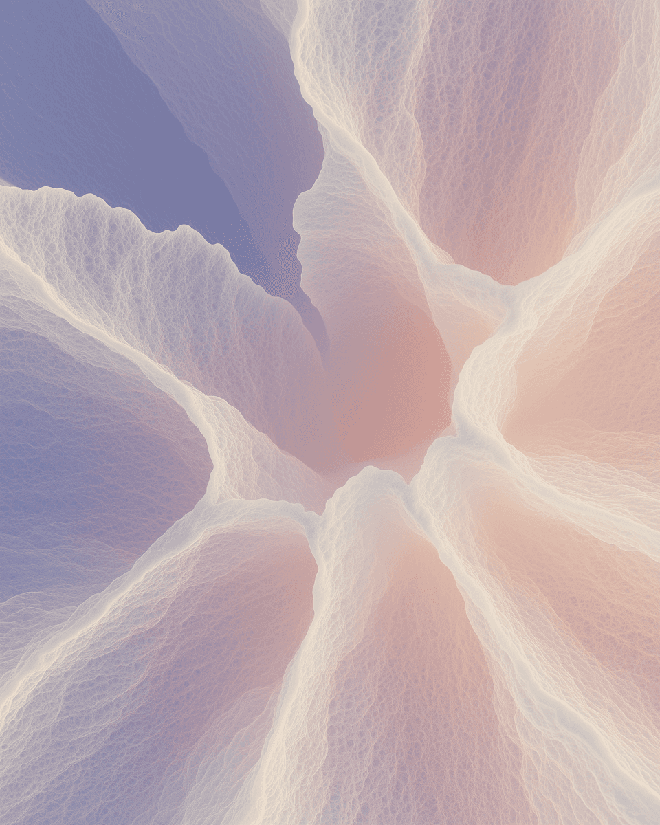 Soft abstract visual representing active learning, focus, and cognitive engagement