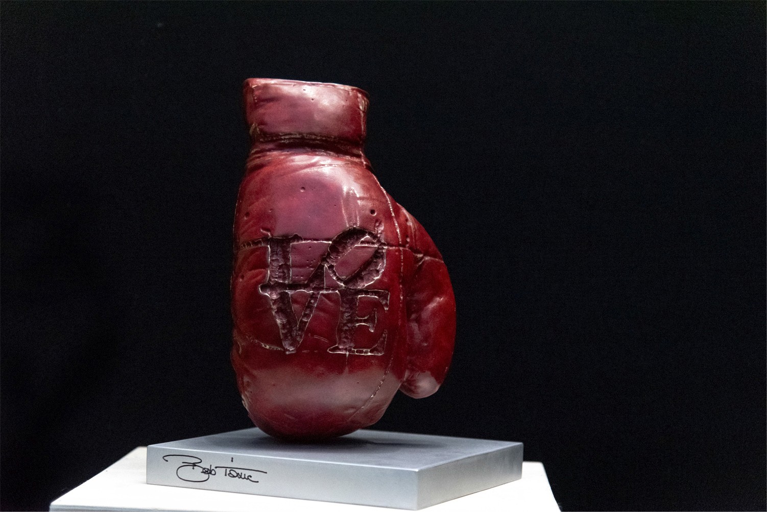 Love is Not a Fight - Bronze red