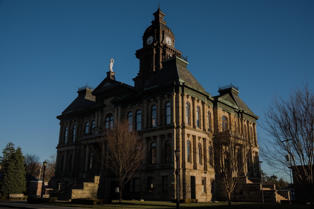 County courthouse building where defendants file answers
