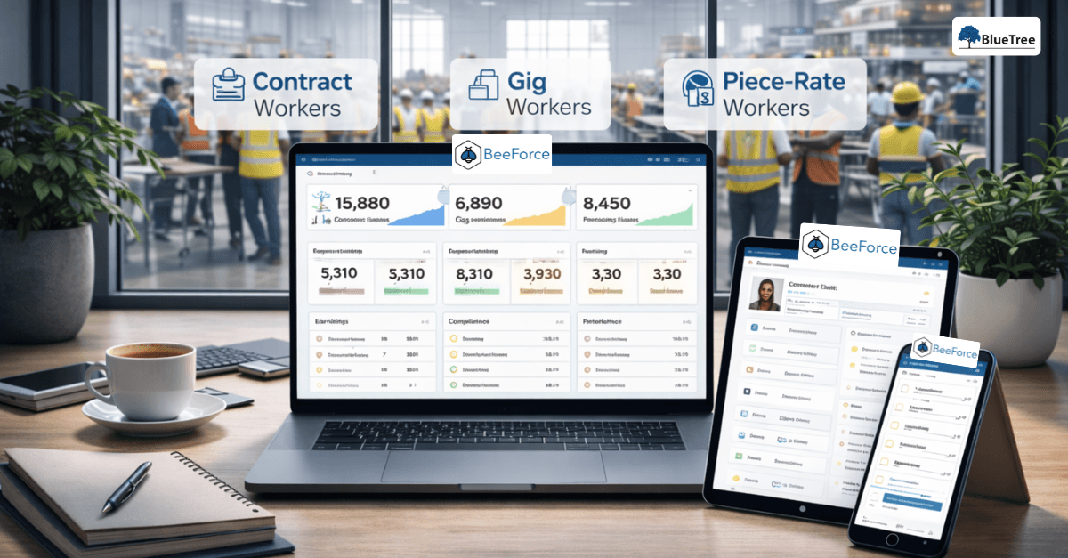 BeeForce External Workforce Platform for Contract and Gig Workers
