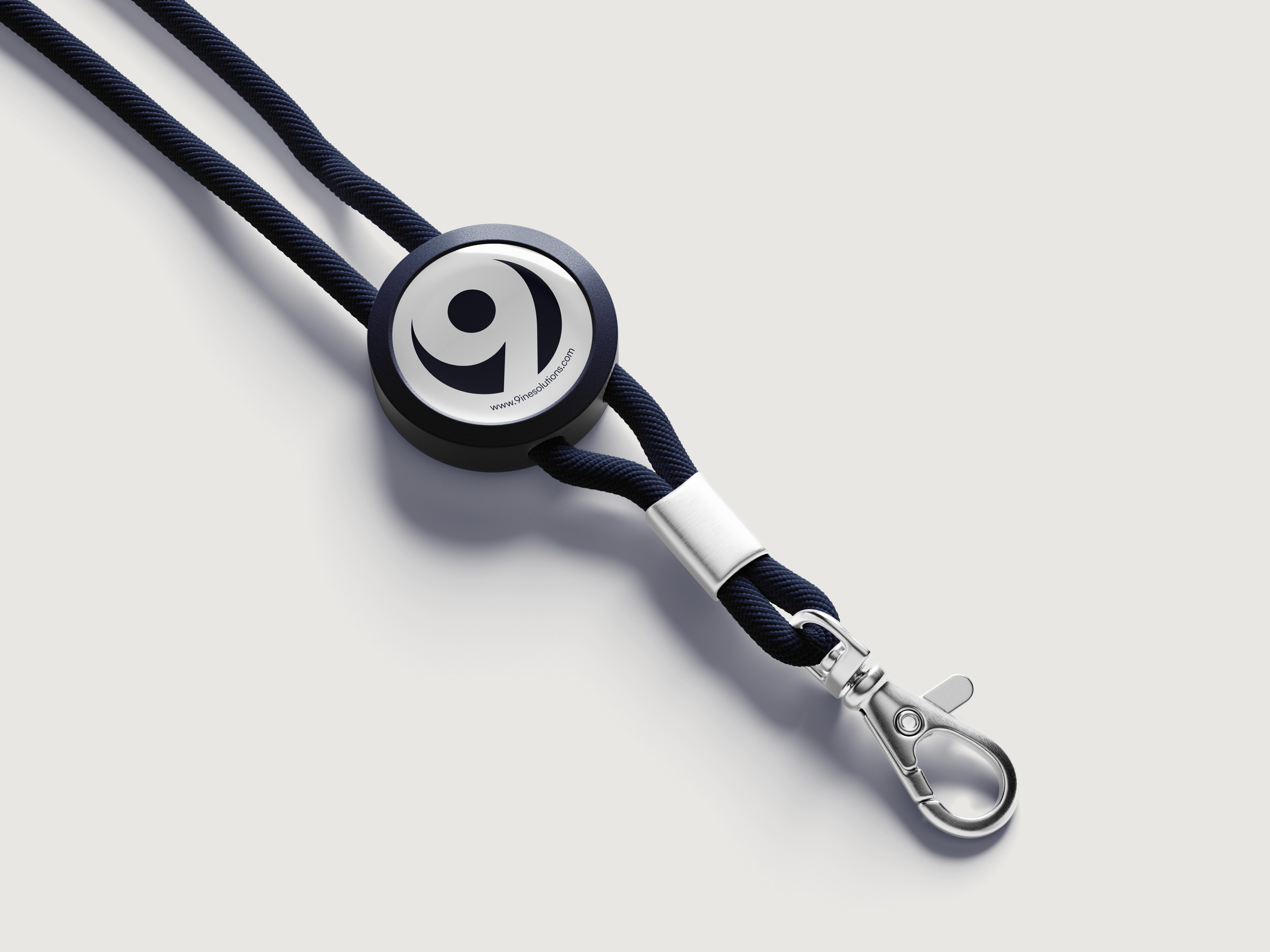 Twisted Cord Lanyard Mockup