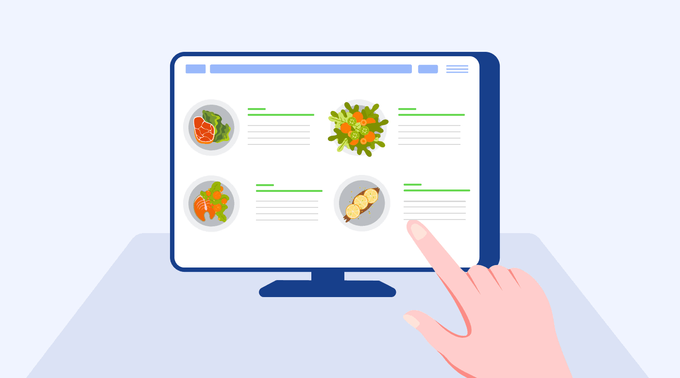 A computer screen with an order management system opened