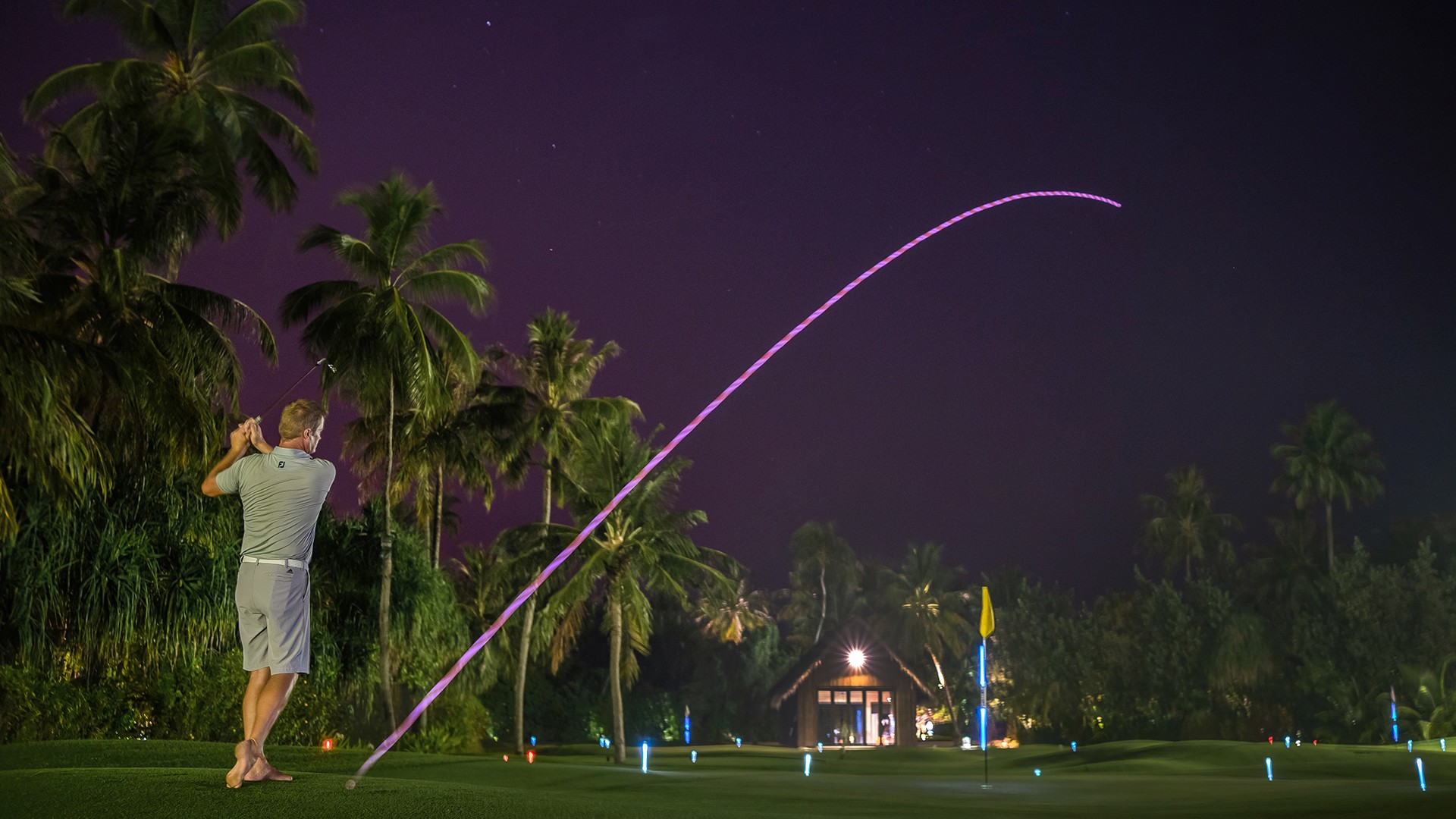Night Golf at Velaa Golf Academy