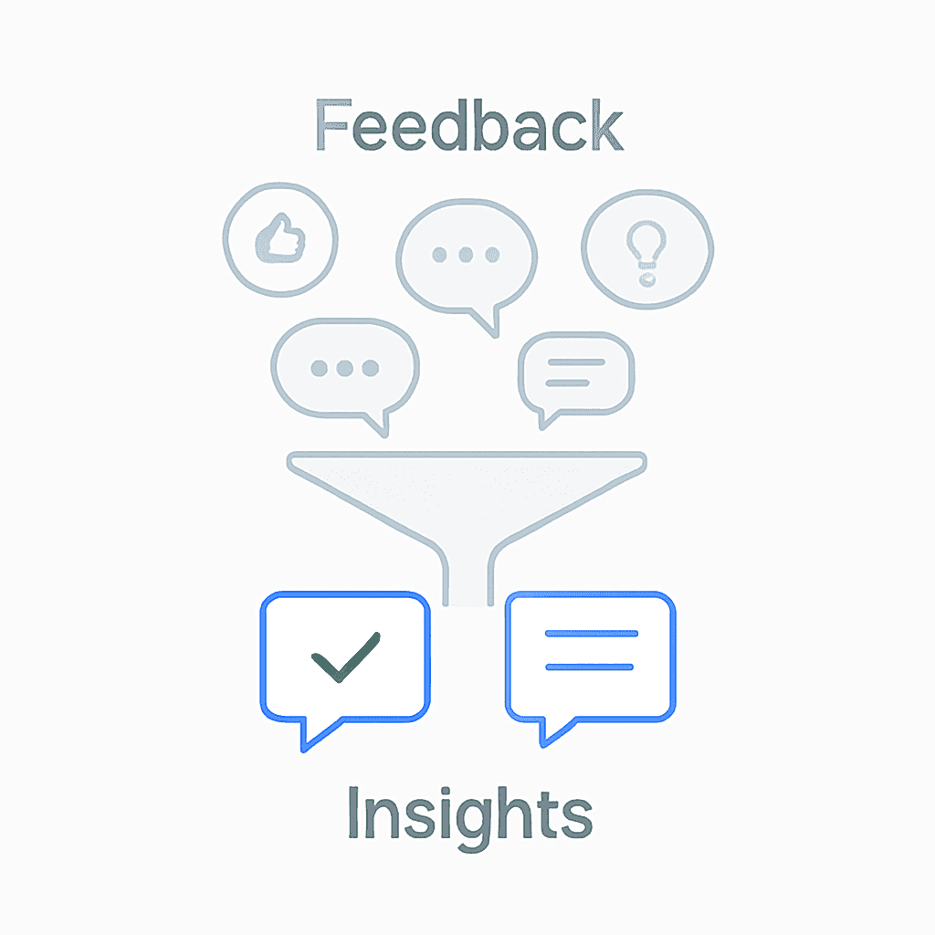 Separate feedback from noise