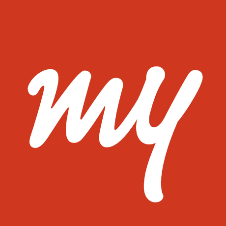 This is the logo of MakeMyTrip.