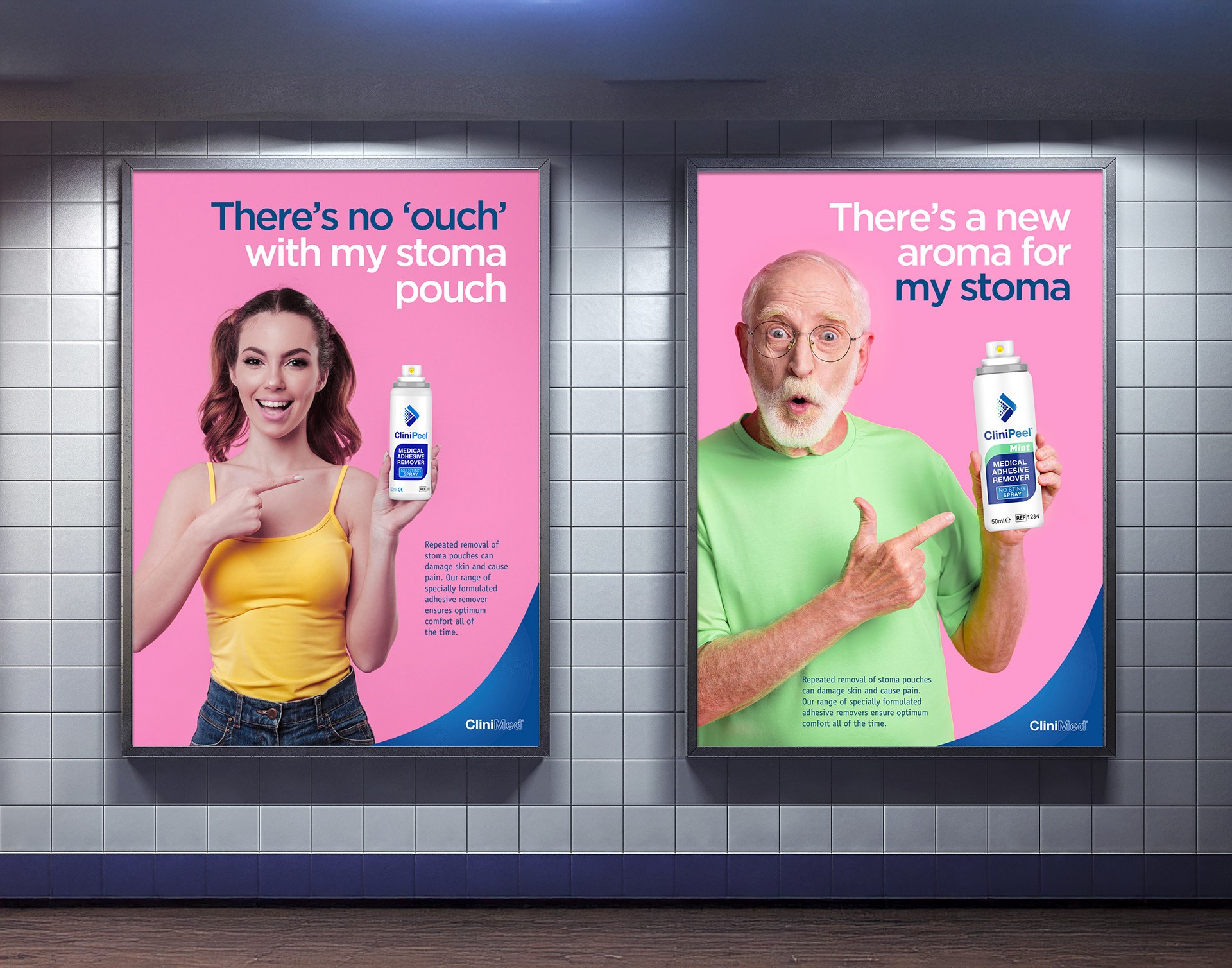 CliniMed Stoma Campaign Adverts