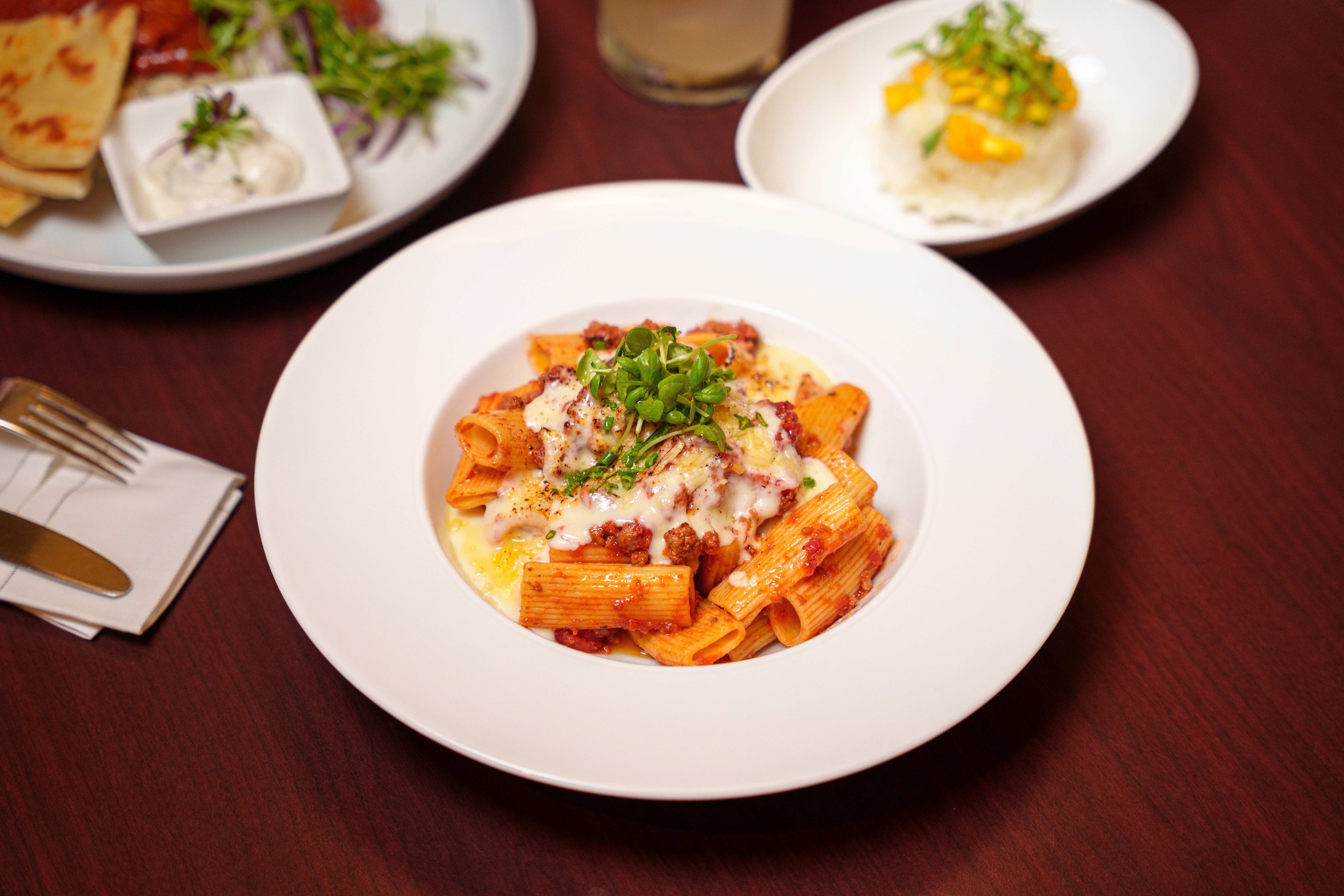 menu item in restaurant