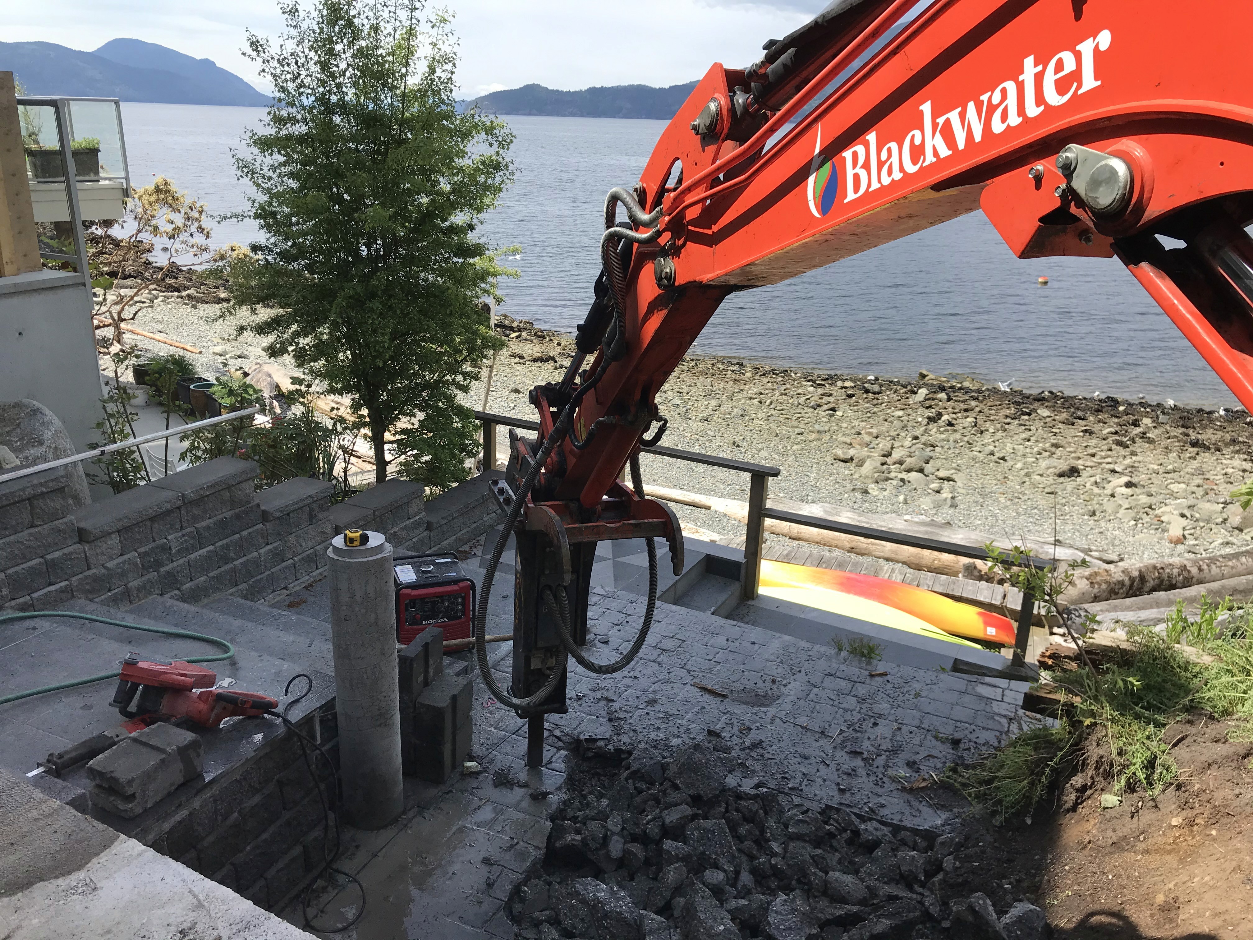 Demolition and site prep on Vancouver island Nanaimo BC