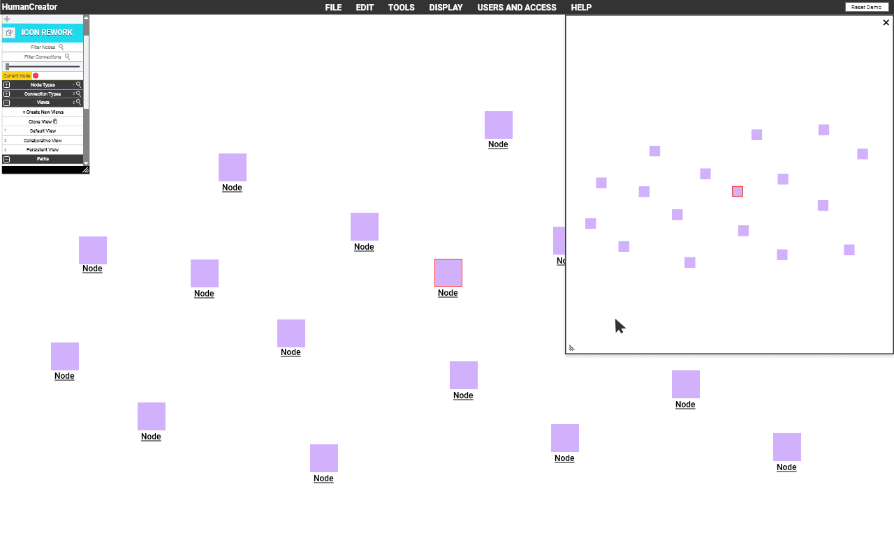 Showcasing a Mini-map feature planned in KiWorks.