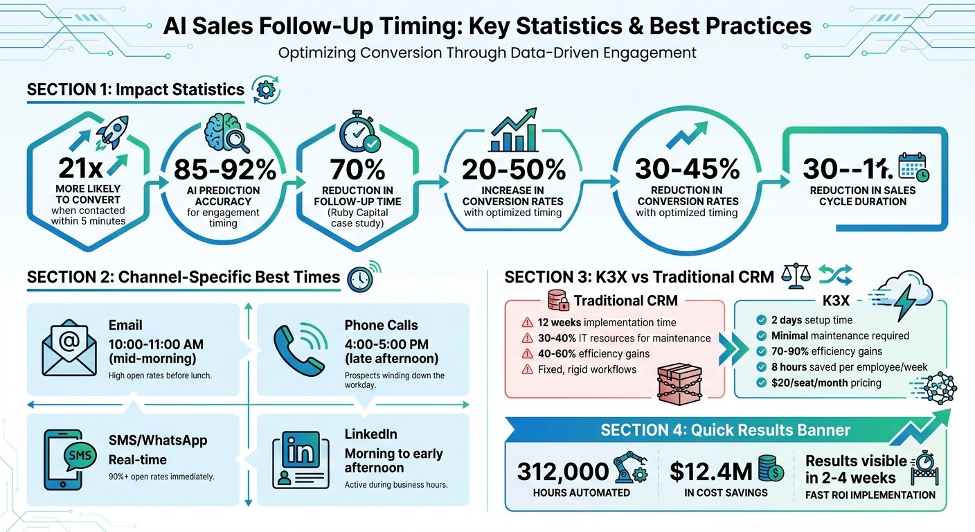 AI Sales Follow-Up Timing Statistics and Channel Optimization Guide