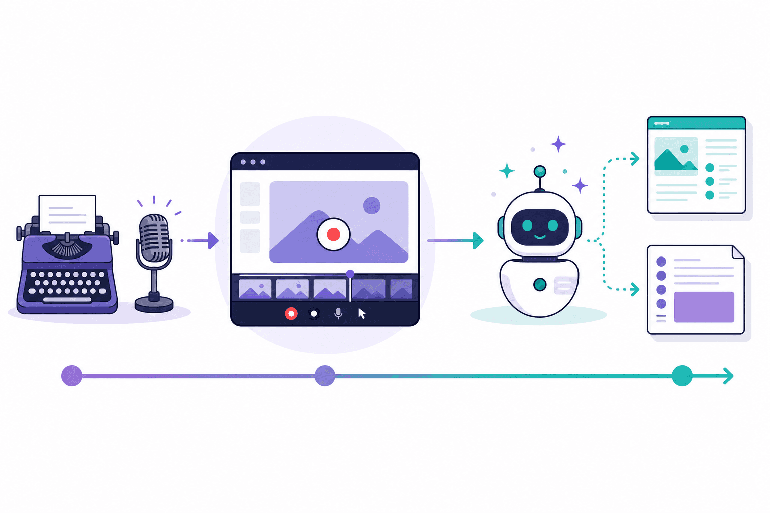 Spectrum of onboarding video tools from manual to fully automated