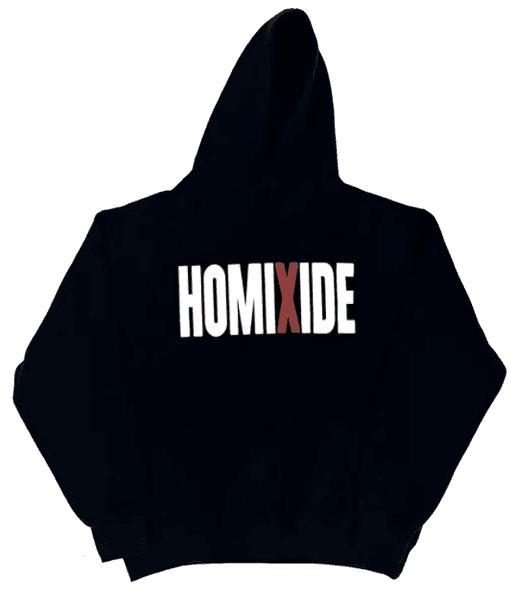HOMIXIDE Logo Pullover Hoodie – Red X