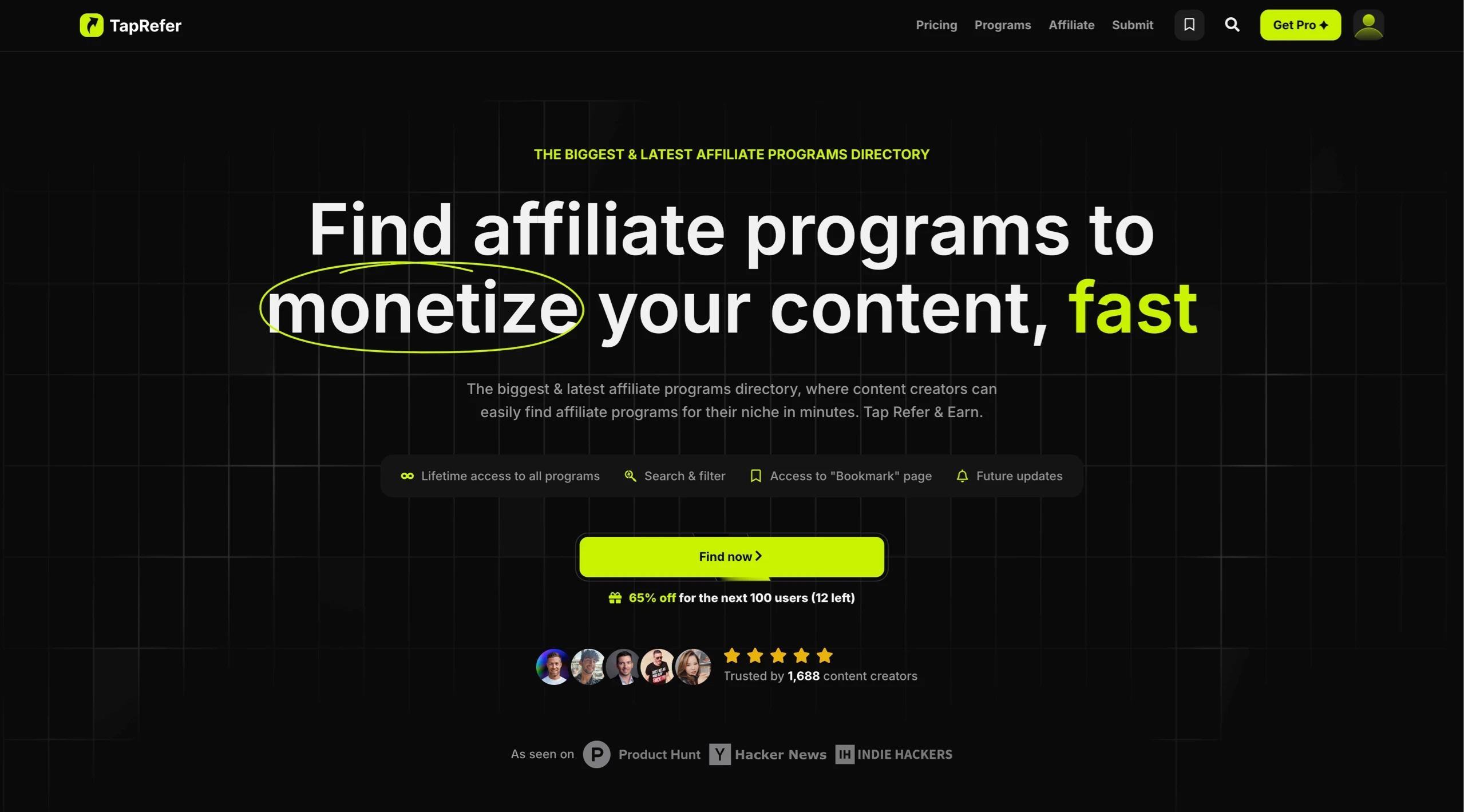 TapRefer Hero Section Supahero