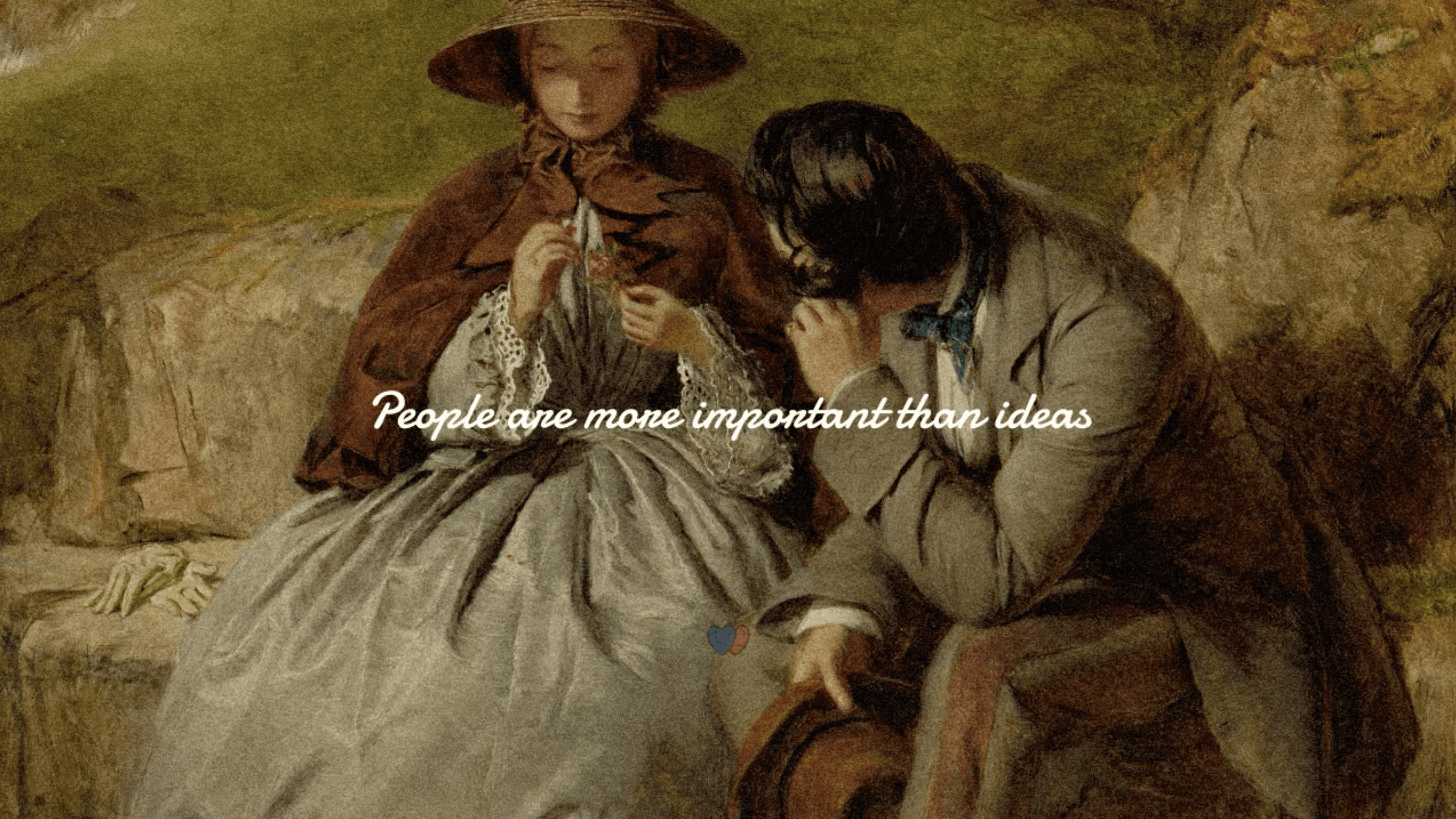 People Are More Important Than Ideas