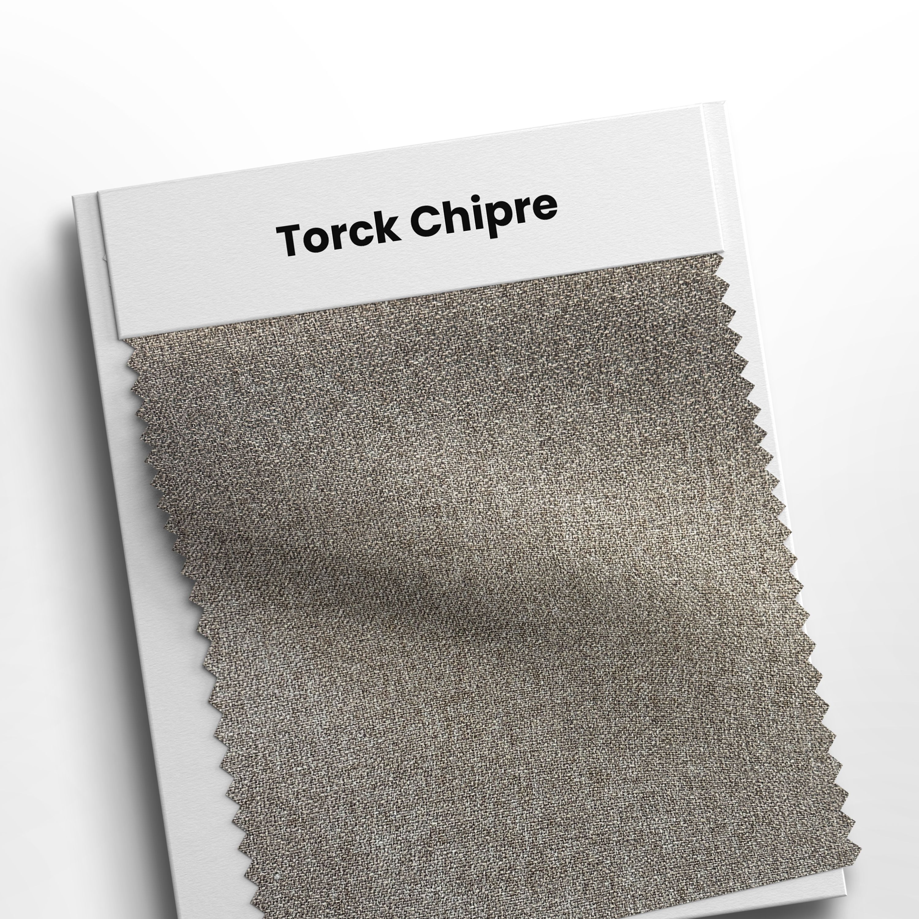 Mostruario de tecido Torck Chipre cor 43 Taupe