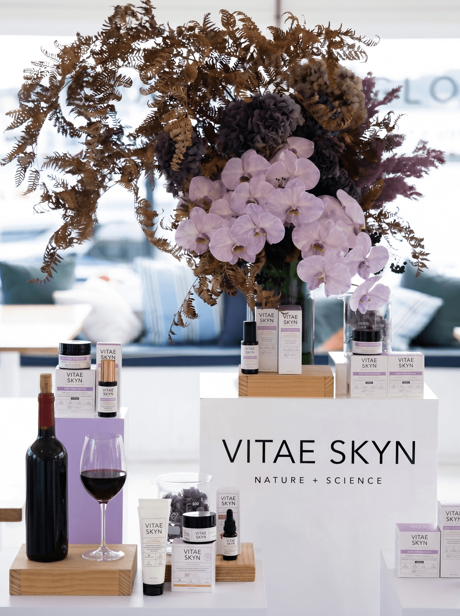 護膚品新品上市戶外推廣活動，以清新場景與產品體驗區吸引來賓參與與拍攝