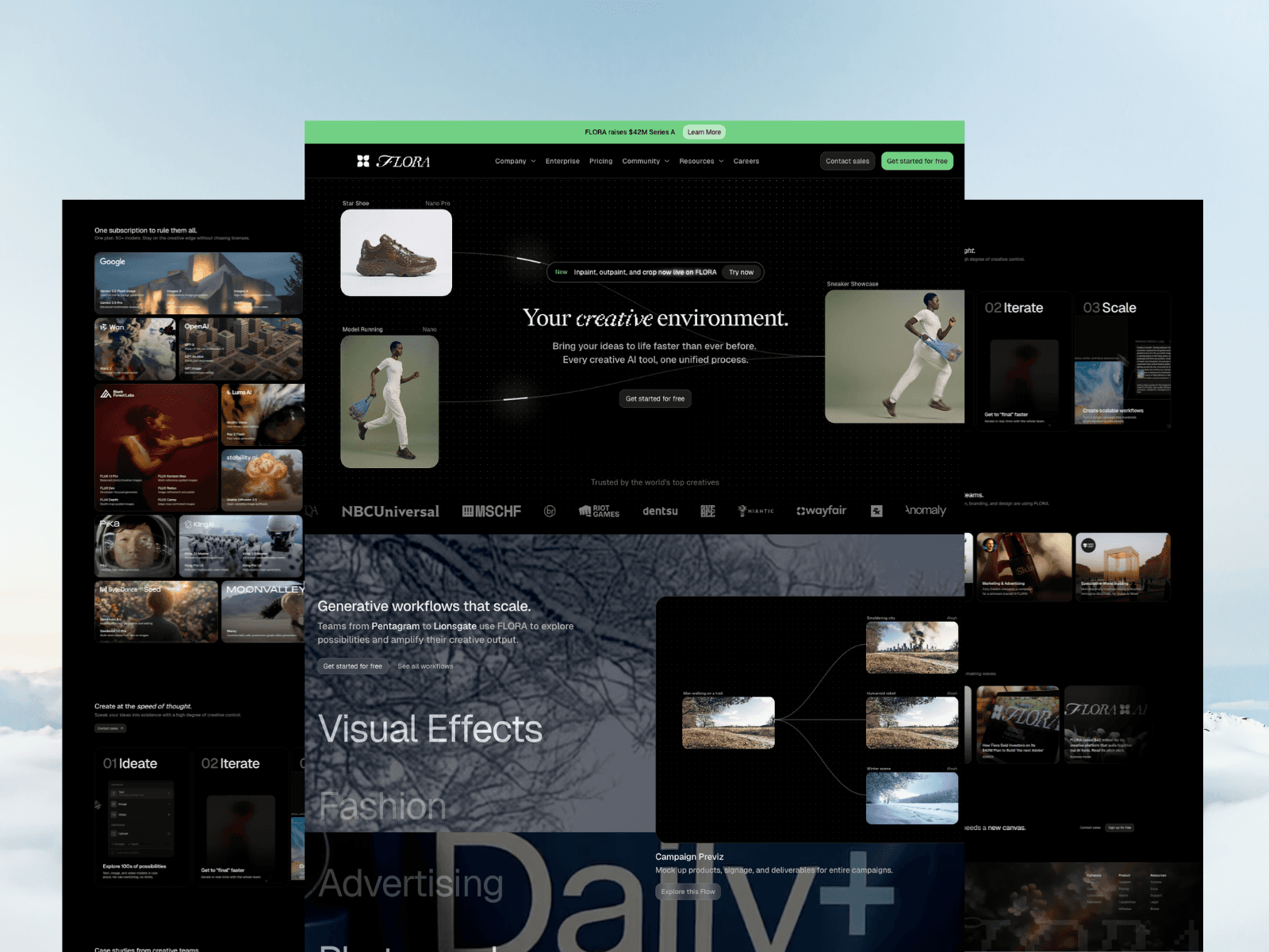 Flora AI - A node-based, AI-powered creative workflow system