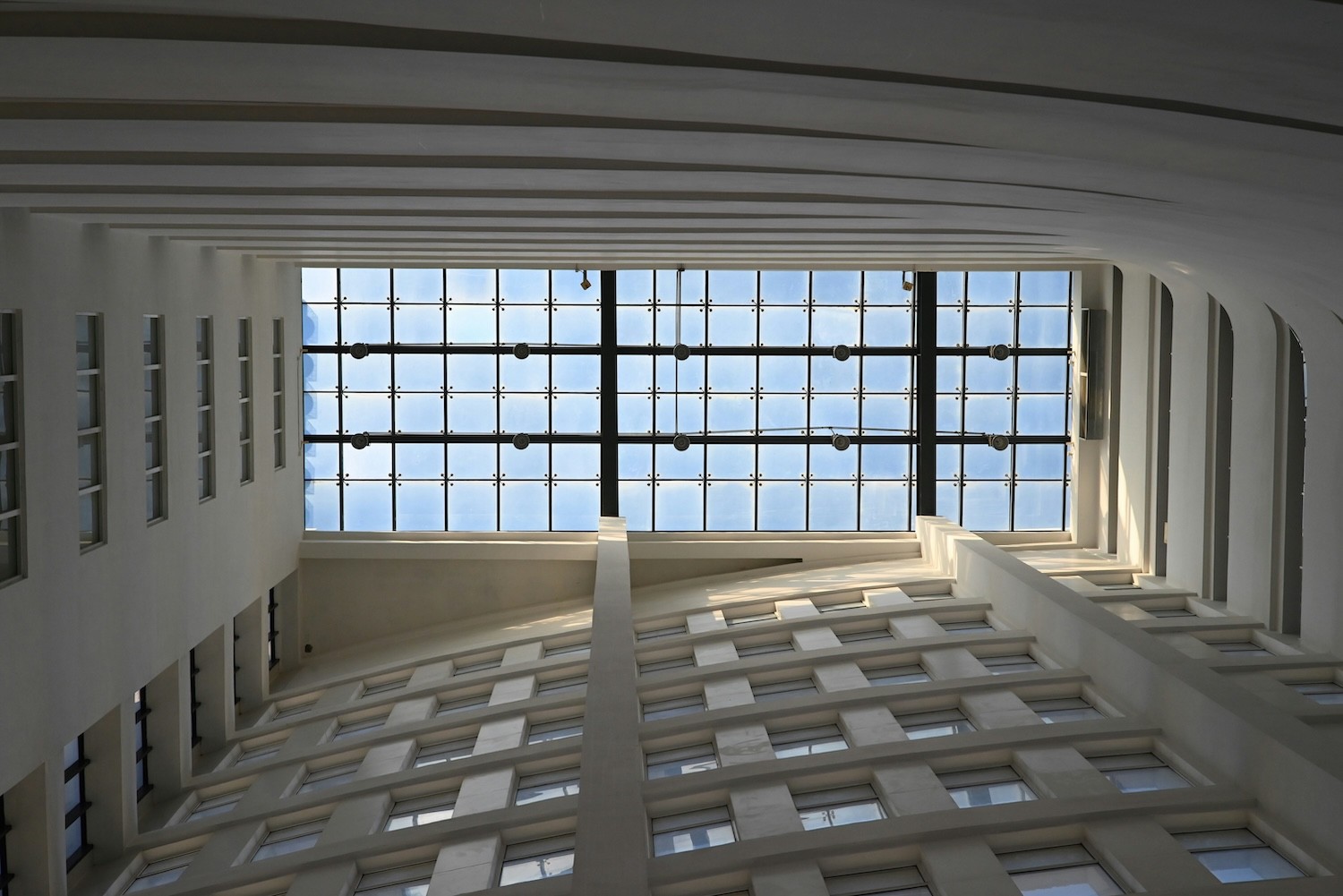 Moderne architectuur met natuurlijk licht