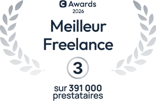 m2graph Award "Meilleure freelance" 2026 finissant 3ème places