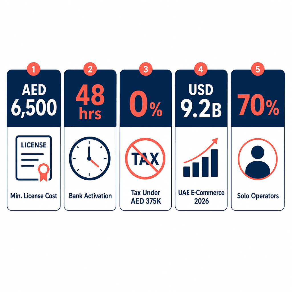 Infographic: Start Online Business from Home in Dubai