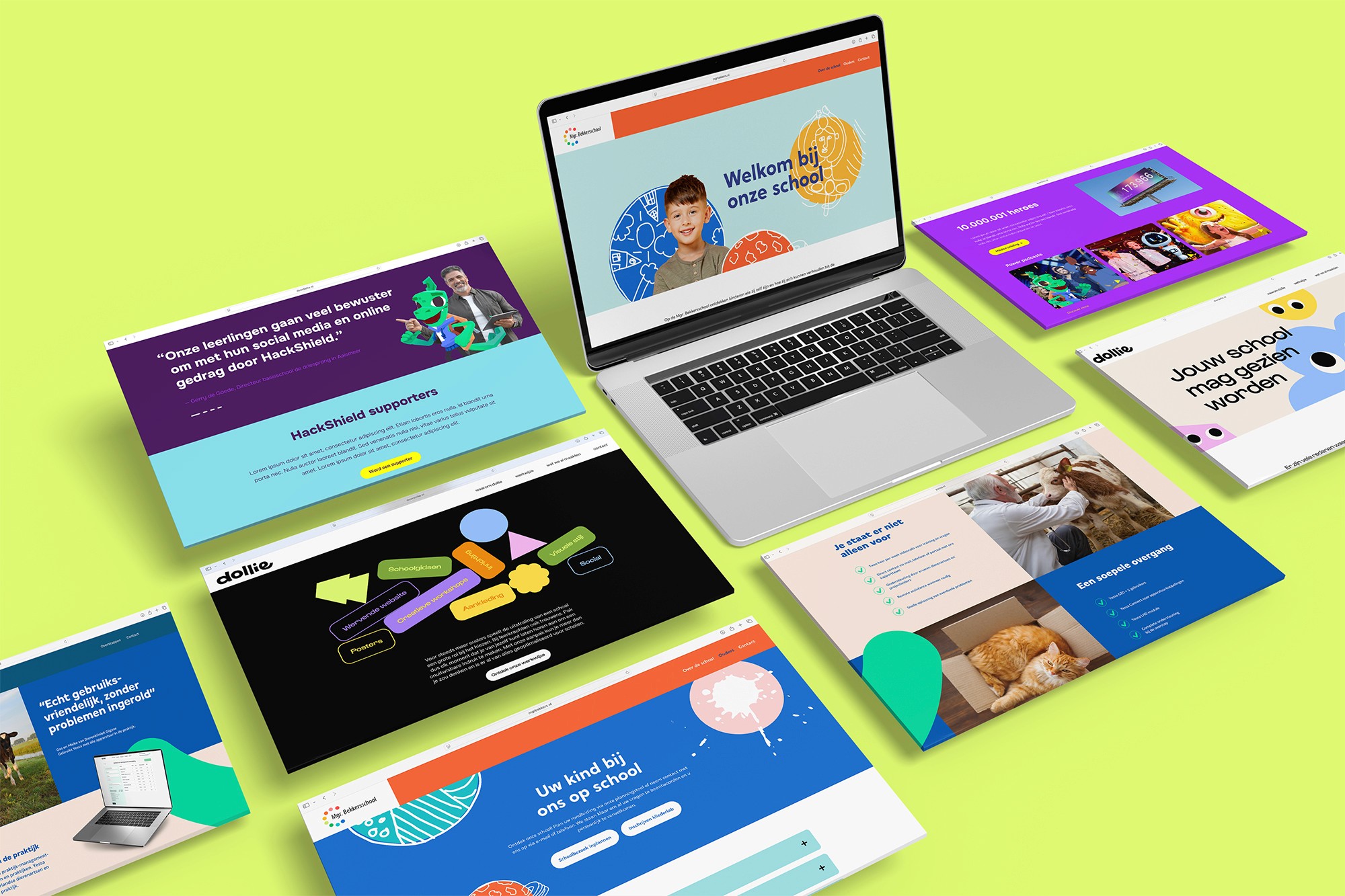 Grafisch ontwerp websites