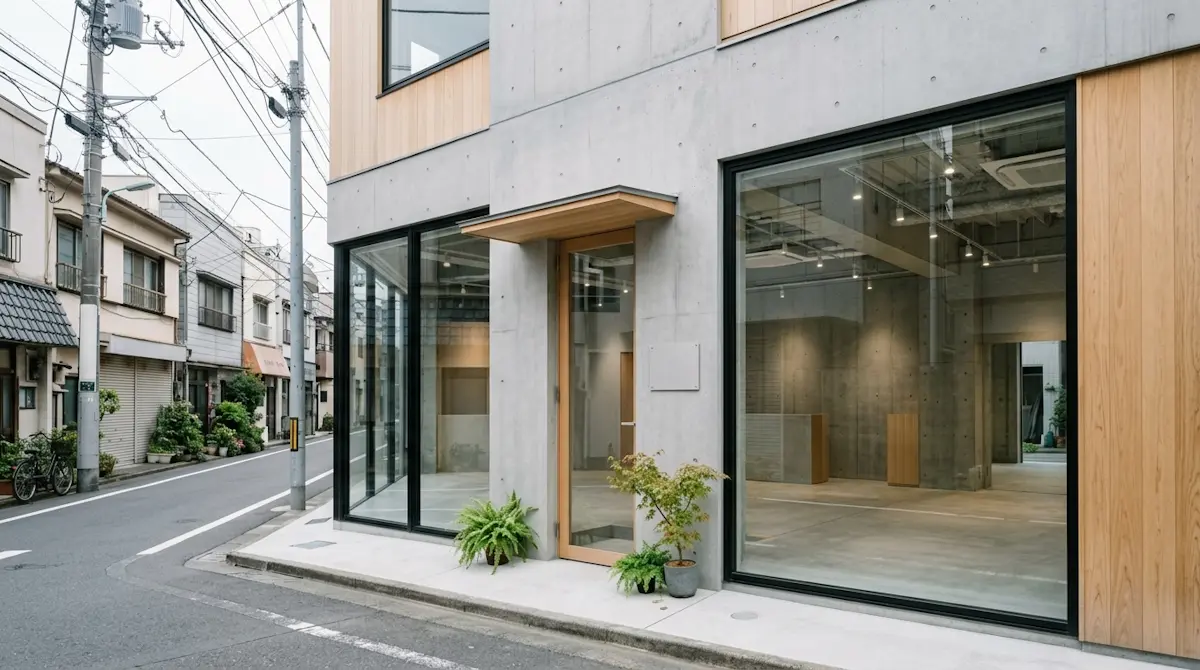 Street view of the Dentaa studio entrance