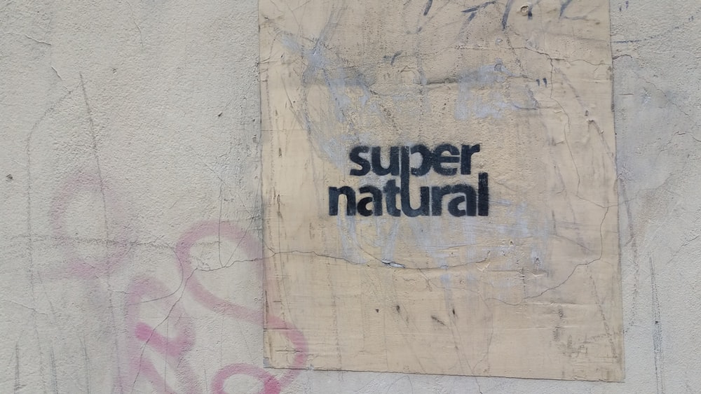 super natural, poster on the wall